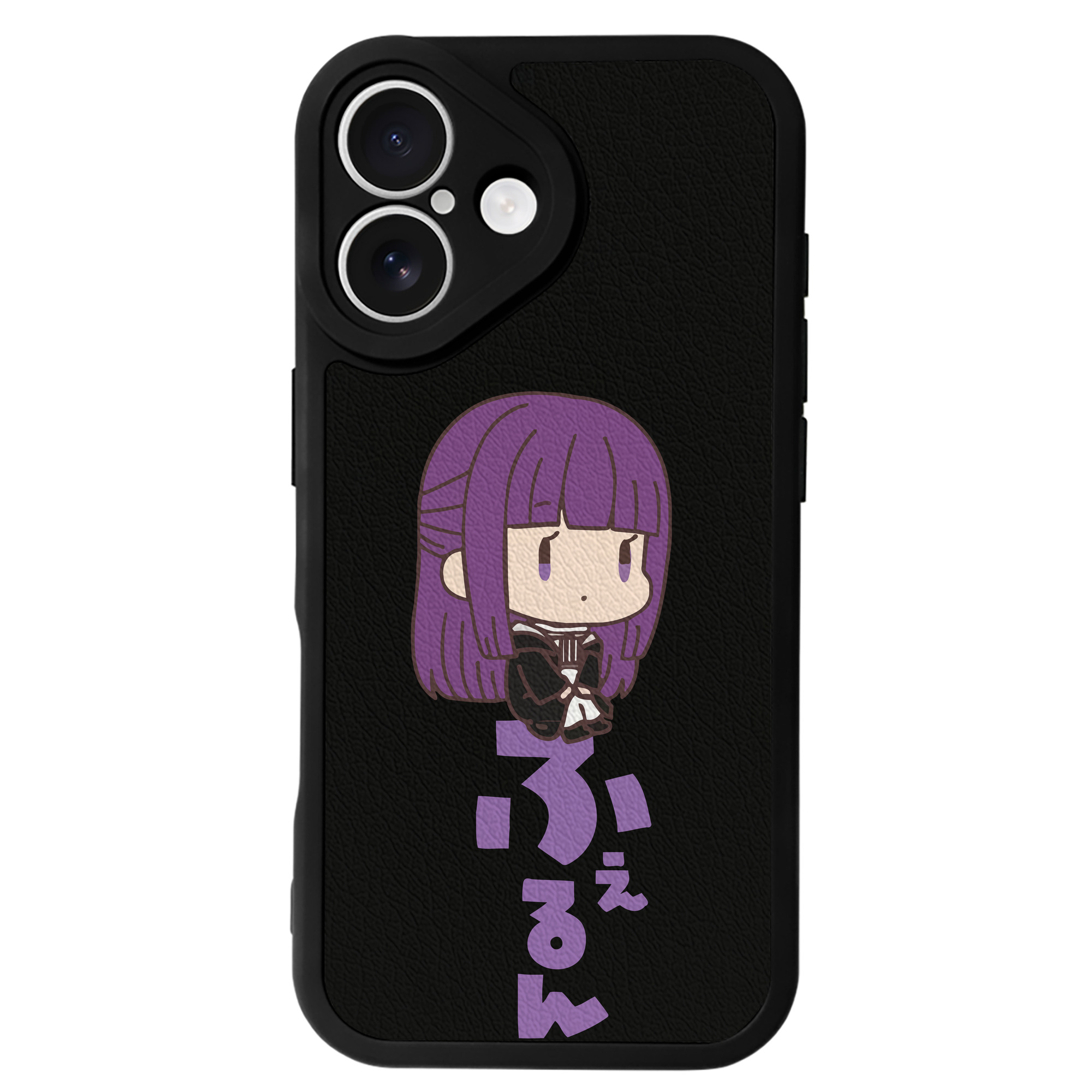 （画像用） 葬送のフリーレン Frieren 【iPhone 16シリーズ対応】シリコンスマホケース（レザー調） 材質：シリコン